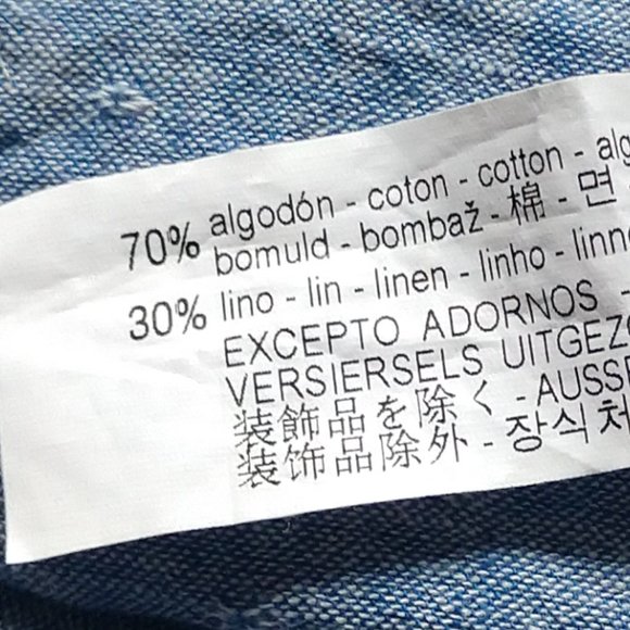 Zara M Chambray Wrap Top - Picture 8 of 8